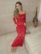 Imagem adicional 2 do item Vestido Emma Vermelho Cloude