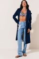 Imagem adicional 2 do item Trench Coat Fran Azul Le Blog