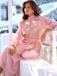 Imagem adicional 2 do item Conjunto Organza Liocel Com Pregas Rosê Luzia Fazzolli