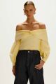 Imagem adicional 2 do item Blusa Domitila Amarelo Grace Le Blog