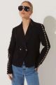 Imagem adicional 3 do item Blazer Karen Preto Le Blog