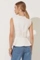 Imagem adicional 3 do item Blusa Antônia Off White Le Blog