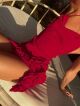 Imagem adicional 2 do item Vestido Alicia Vermelho Cloude