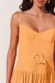 Imagem adicional 2 do item Vestido Pâmela Laranja Ginger Le Blog