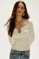 Imagem adicional 3 do item Blusa Marluci Off White Le Blog