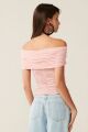 Imagem adicional 2 do item Blusa Jasmim Rosa Ballet Le Blog