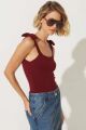 Imagem adicional 2 do item Blusa Liah Dark Wine Le Blog