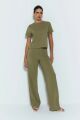 Imagem adicional 1 do item Blusa Manga Curta Reta Verde Moss Zen