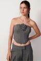 Imagem adicional 1 do item Corselet Rose Cinza Stone Le Blog