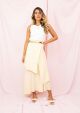 Imagem adicional 0 do item Saia Midi Amarela Aquarella
