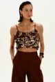 Imagem adicional 2 do item Top Vicky Marrom Pareô Le Blog