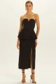 Imagem adicional 1 do item Vestido Mídi Érica Preto Le Blog