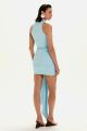 Imagem adicional 2 do item Vestido Curto Teodora Azul Maré Le Blog