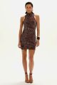 Imagem adicional 4 do item Vestido Curto Teodora Estampado Onça Le Blog