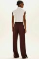 Imagem adicional 3 do item Calça Elis Marrom Coffee Le Blog