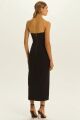 Imagem adicional 3 do item Vestido Mídi Érica Preto Le Blog