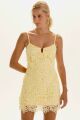 Imagem adicional 3 do item Vestido Curto Julieta Amarelo Light Le Blog