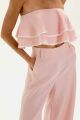 Imagem adicional 3 do item Calça Bia Rosa Plissê Le Blog
