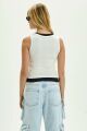 Imagem adicional 0 do item Regata Sabrina Off White Le Blog