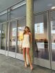 Imagem adicional 1 do item Vestido Amy Champanhe Cloude