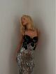 Imagem adicional 2 do item Vestido Dalva Prata Cloude