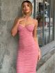 Imagem adicional 2 do item Vestido Lizi Rosê Cloude