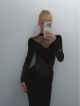 Imagem adicional 3 do item Vestido Mayara Preto Cloude