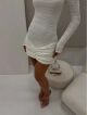 Imagem adicional 3 do item Vestido Vânia Off White Cloude