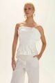 Imagem adicional 4 do item Corselet Suzie Off White Le Blog
