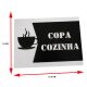 Imagem adicional 1 do item Placa de Identificação - Copa/Cozinha
