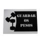 Imagem adicional 0 do item Placa de Identificação - Guardar Pesos