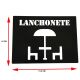 Imagem adicional 1 do item Placa de Identificação - Lanchonete