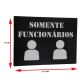 Imagem adicional 1 do item Placa de Identificação - Somente Funcionarios