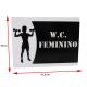Imagem adicional 1 do item Placa de Identificação - W.C Feminino