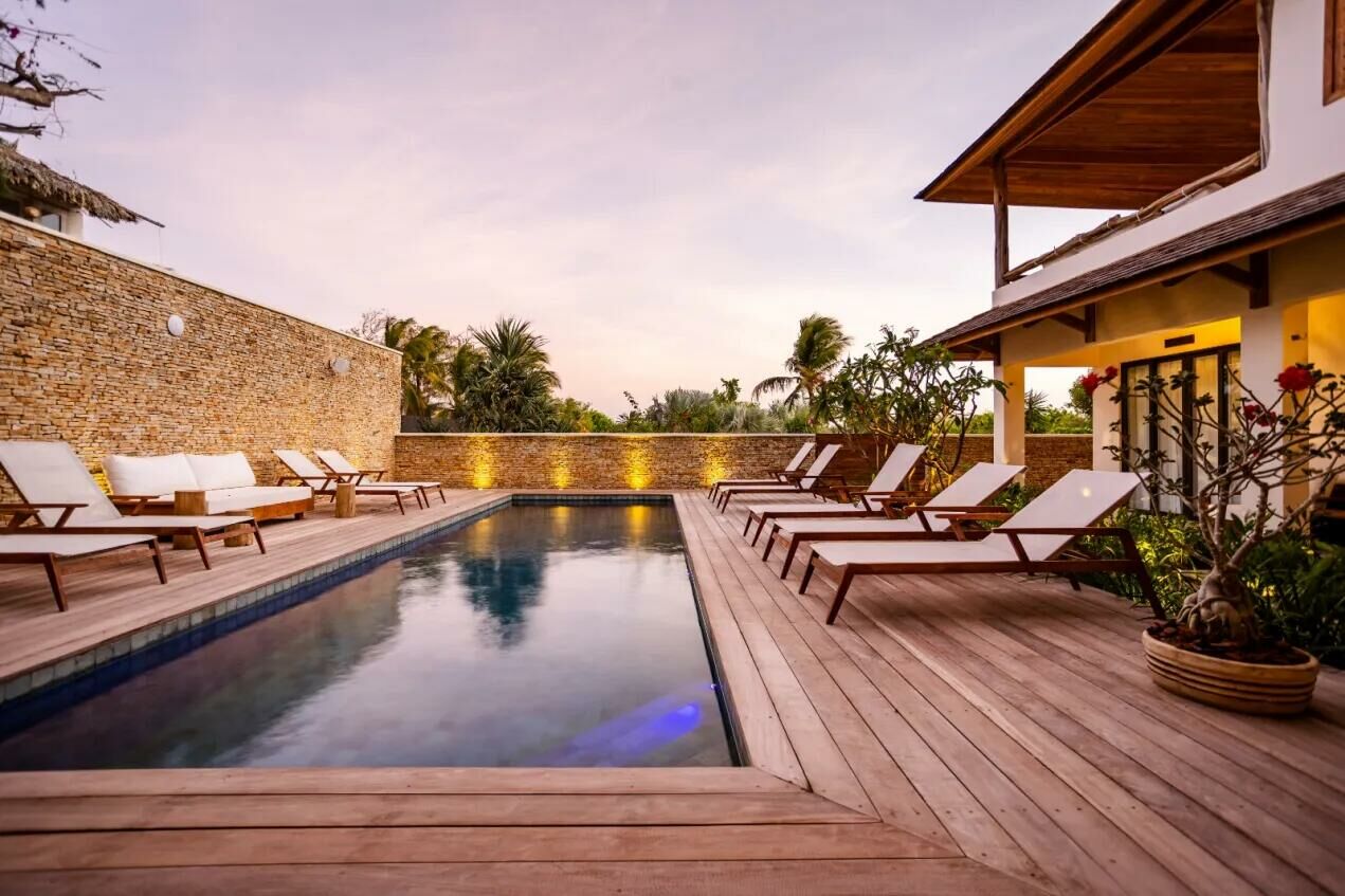 Ilustração Piscina Villa Florens