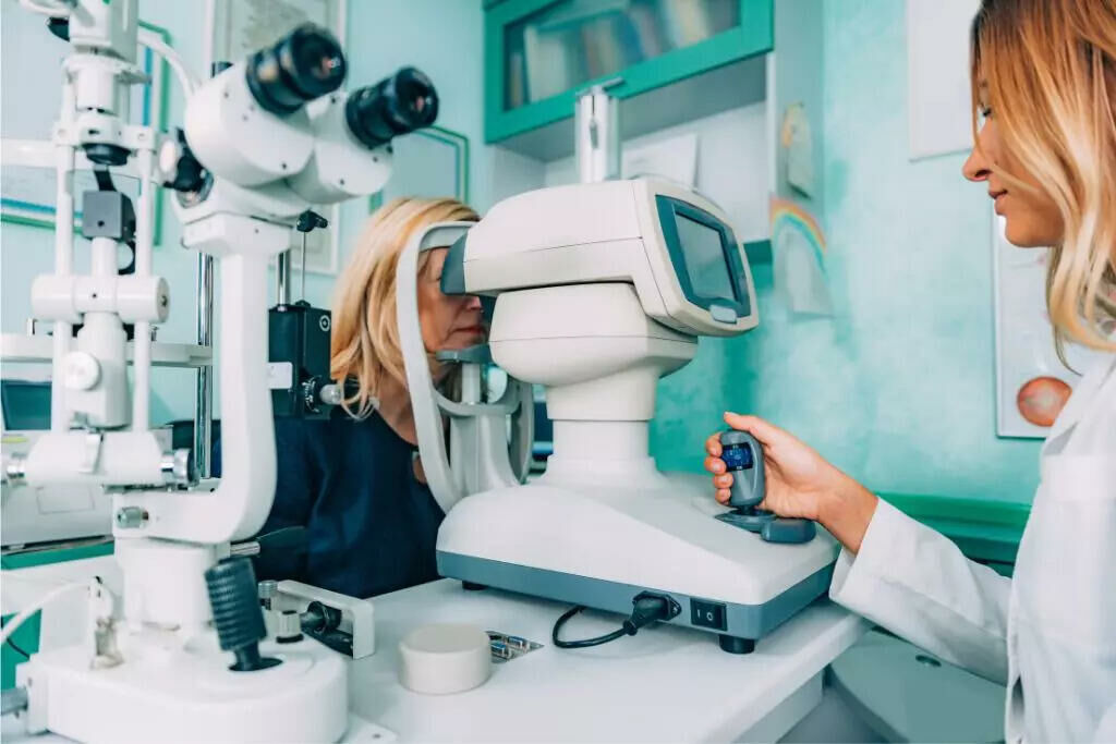 Imagem biometria ocular