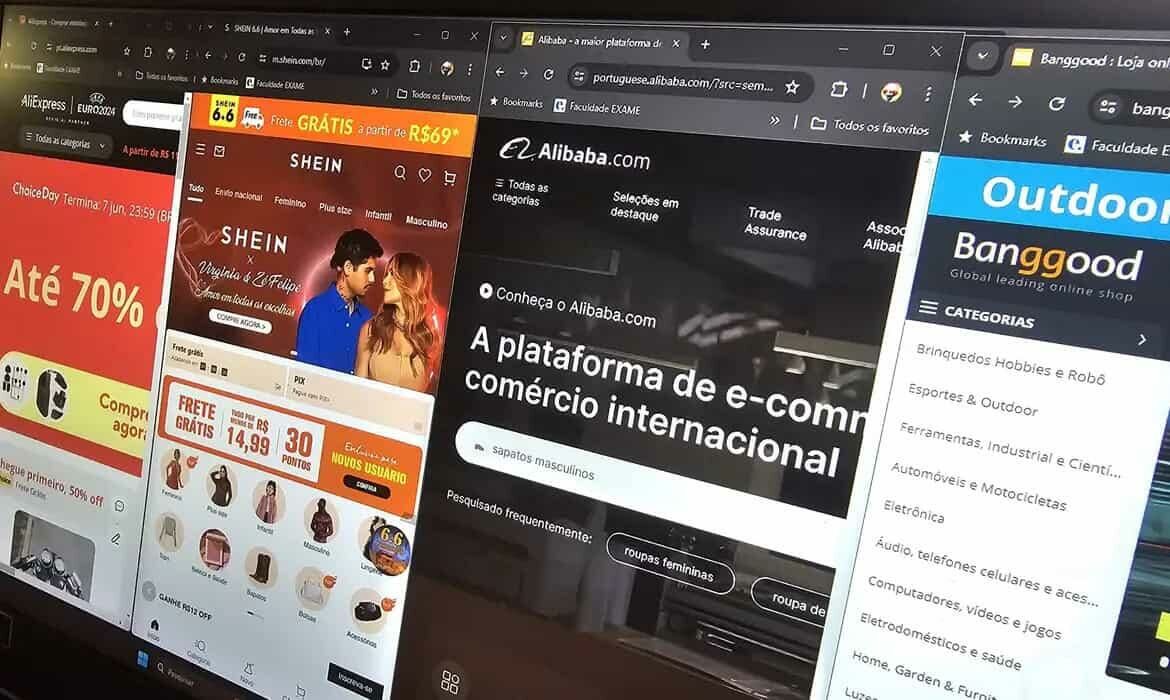 Imagem de compartilhamento para o artigo Compras online de até US$ 50 começam a ser taxadas a partir desta quinta da MS Todo dia