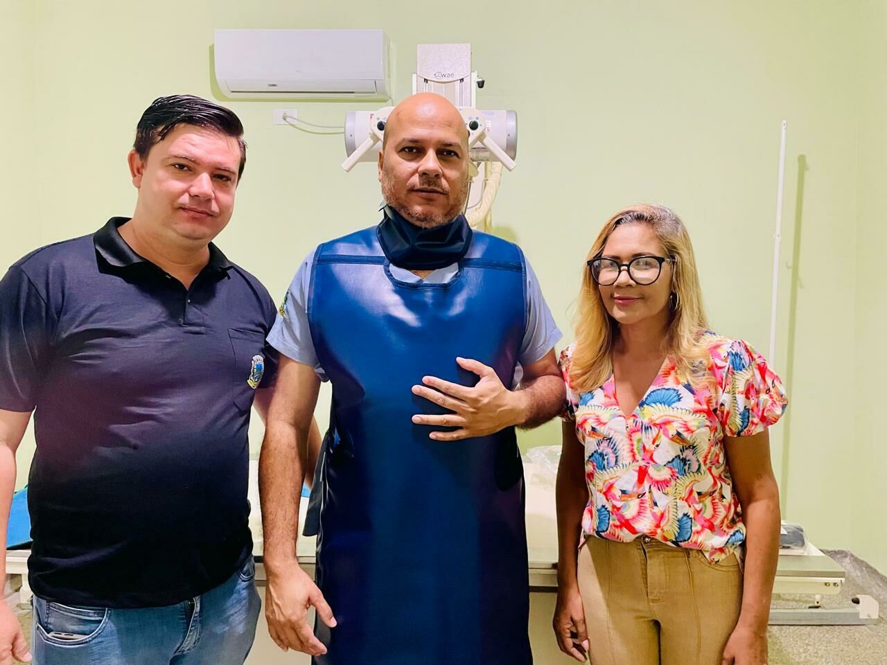 Imagem de compartilhamento para o artigo Secretaria Municipal de Saúde fortalece proteção dos profissionais de Radiologia no Hospital Mariana Silvéria Furtado em Figueirão da MS Todo dia