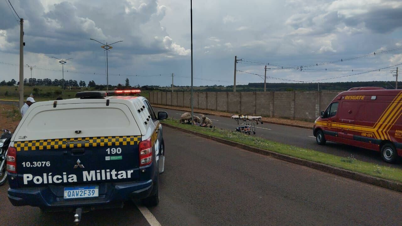 Imagem de compartilhamento para o artigo 4ª CIPM: dois adolescentes sofrem acidente de moto em Costa Rica e ficam gravemente feridos da MS Todo dia