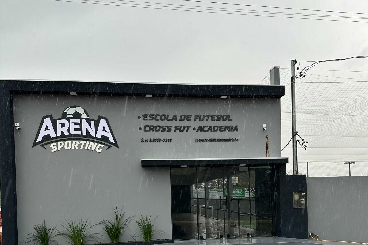 Imagem de compartilhamento para o artigo Costa Rica ganha Arena Sporting, espaço esportivo com escolinha de futebol do Sandrinho e opções de lazer da MS Todo dia