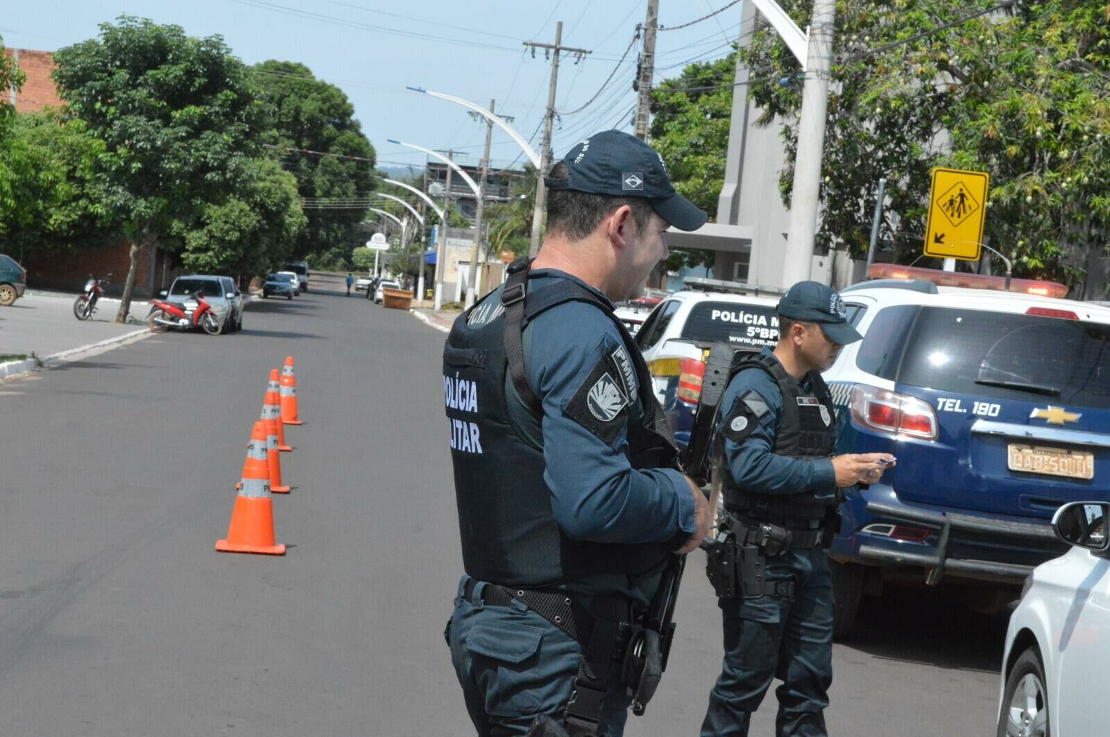 Imagem de compartilhamento para o artigo Polícia Militar de Coxim realiza Operação Força Total para reforçar segurança na região norte de MS da MS Todo dia