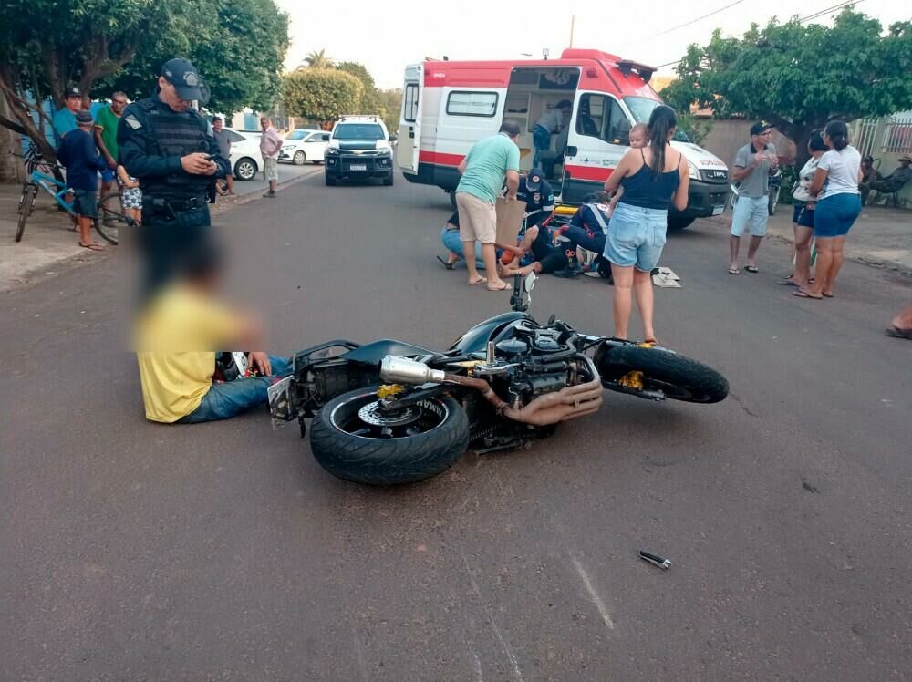 Imagem de compartilhamento para o artigo Idosa fica gravemente ferida após ser atropelada por uma moto em Rio Verde da MS Todo dia