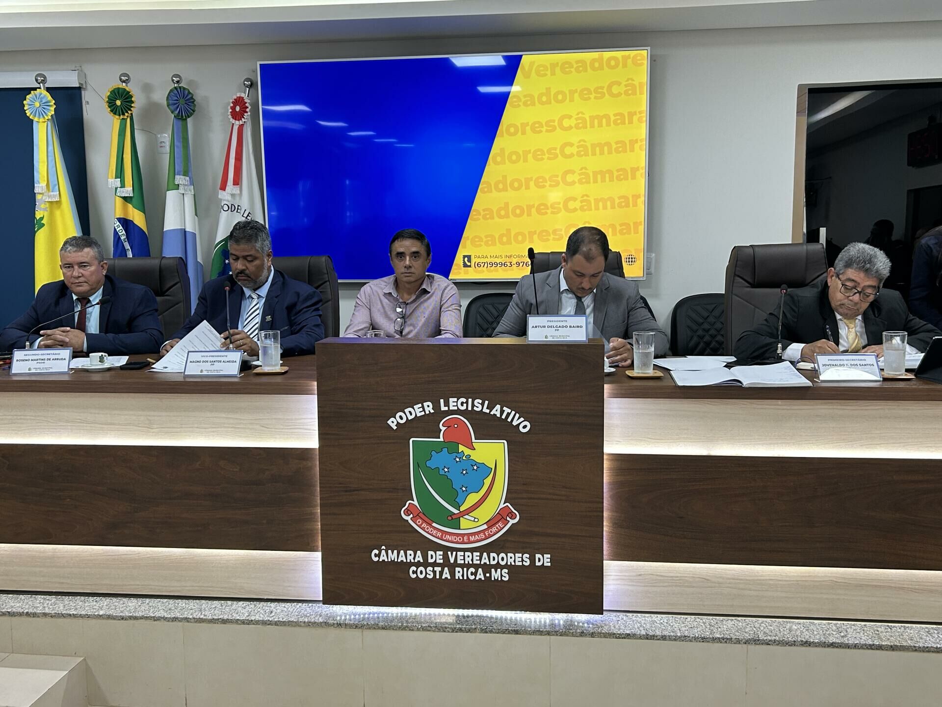 Imagem de compartilhamento para o artigo Roni Cota reforça união entre Prefeitura e Câmara na abertura do ano legislativo em Costa Rica da MS Todo dia