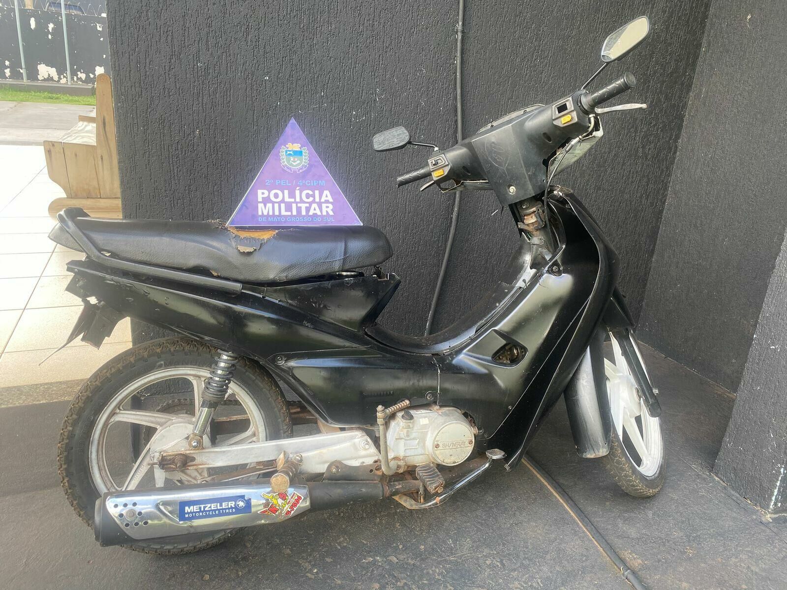 Imagem de compartilhamento para o artigo PM apreende menor por adulteração de placa de motocicleta em Costa Rica da MS Todo dia
