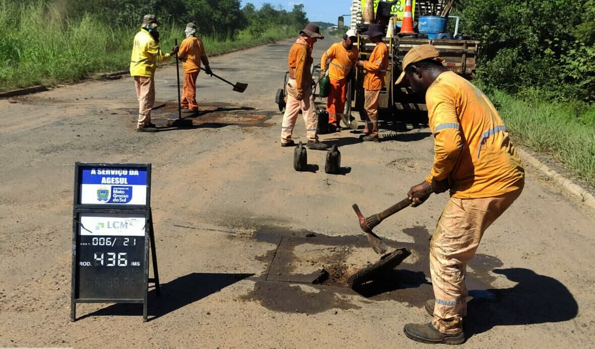 Imagem de compartilhamento para o artigo Governo de MS anuncia restauração de trechos da MS-436, entre Camapuã e Figueirão da MS Todo dia