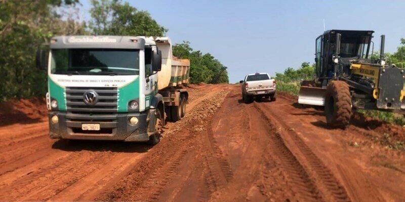 Imagem de compartilhamento para o artigo Prefeito de Figueirão Juvenal Consolaro antecipa melhorias das estradas vicinais na zona rural antes do período das chuvas da MS Todo dia