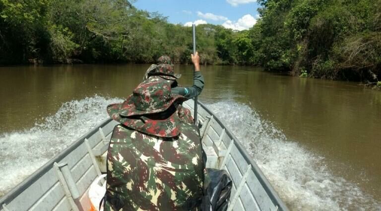 Imagem de compartilhamento para o artigo Dois homens são autuados por pesca predatória e caça de jacaré em Paraíso das Águas da MS Todo dia