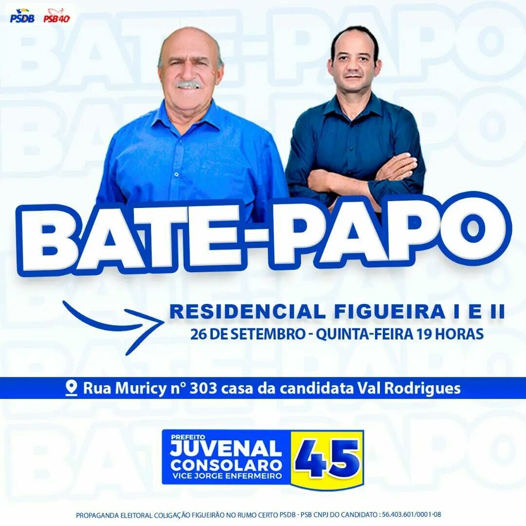 Imagem de compartilhamento para o artigo Juvenal Consolaro participa de bate-papo com população nesta quinta-feira em Figueirão da MS Todo dia