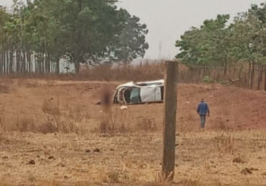 Imagem de compartilhamento para o artigo Carro capota e mãe e filha são socorridas na BR-060, em Paraíso das Águas da MS Todo dia