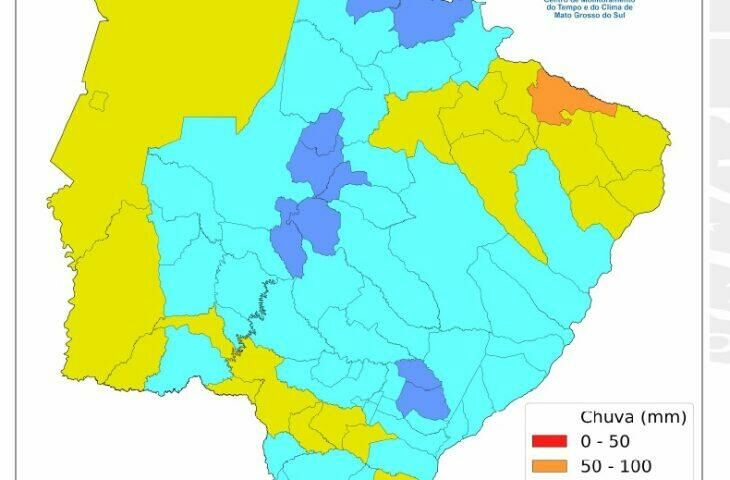 Imagem de compartilhamento para o artigo Paraíso das Águas, Chapadão do Sul, Paranaíba e Cassilândia registram os menores volumes de chuva em MS da MS Todo dia